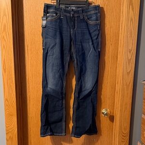 Silver Jeans Women’s Boot Cut Dark Blue Denim